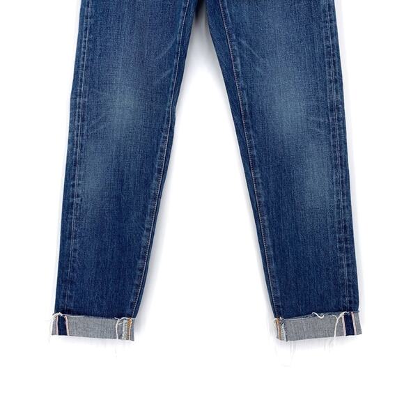 NWT MOUSSY Vintage Wilbur Tapered Mid Rise Jean Blue Denim 24 - Picture 4 of 12